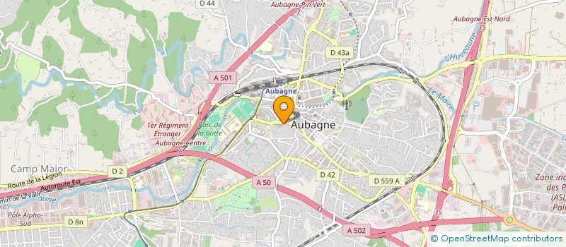 localisation de l'entreprise MADAME SYLVIE TASSAERT à AUBAGNE