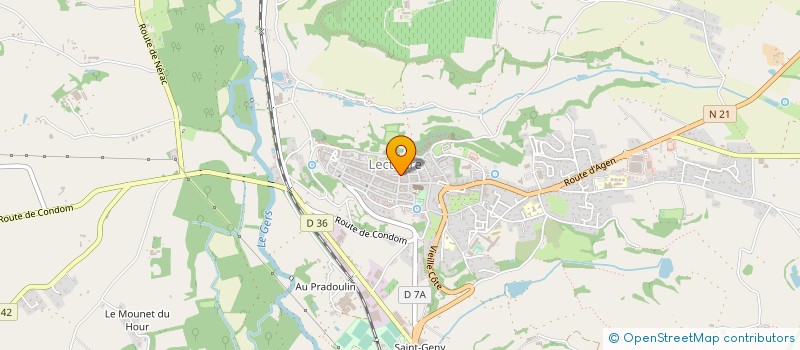 localisation de l'entreprise MADAME SYLVIE TAURELLE  LECTOURE