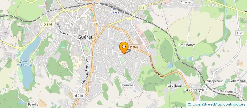 localisation de l'entreprise MADAME SYLVIE TAVANO à GUERET