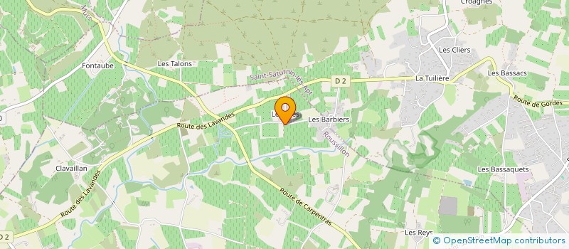 localisation de l'entreprise MADAME SYLVIE TELLIER  GORDES