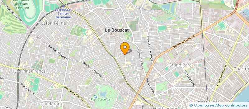 localisation de l'entreprise MADAME SYLVIE TERRAMORSI  LE BOUSCAT