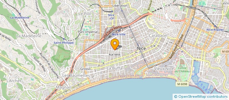 localisation de l'entreprise MADAME SYLVIE TERRANA à NICE