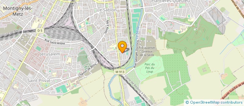 localisation de l'entreprise MADAME SYLVIE TESTARD  METZ