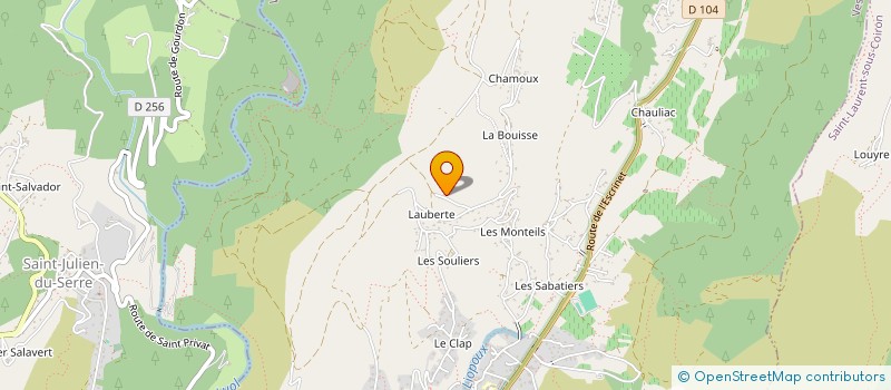 localisation de l'entreprise MADAME SYLVIE TESTON  VESSEAUX