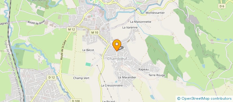 localisation de l'entreprise MADAME SYLVIE TEYSSIER  CHAMBUF