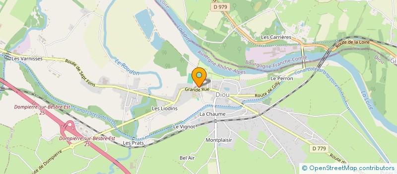 localisation de l'entreprise MADAME SYLVIE THEVENIN à DOMPIERRE-SUR-BESBRE