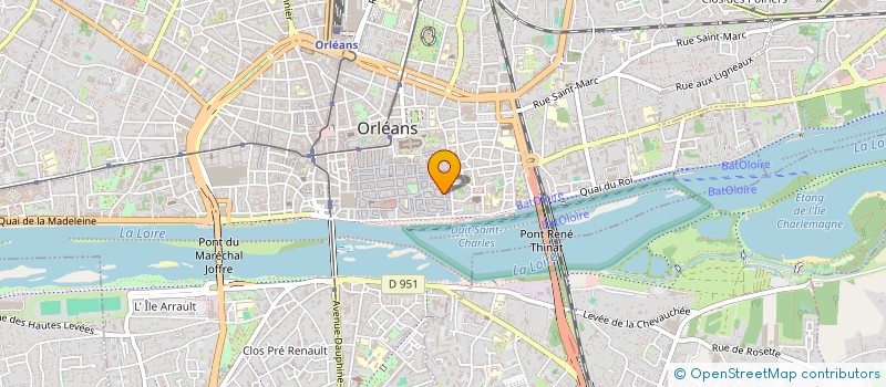 localisation de l'entreprise MADAME SYLVIE THEVENIN  ORLEANS