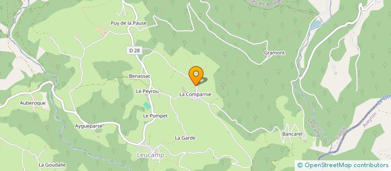 localisation de l'entreprise MADAME SYLVIE THOMAS à LEUCAMP