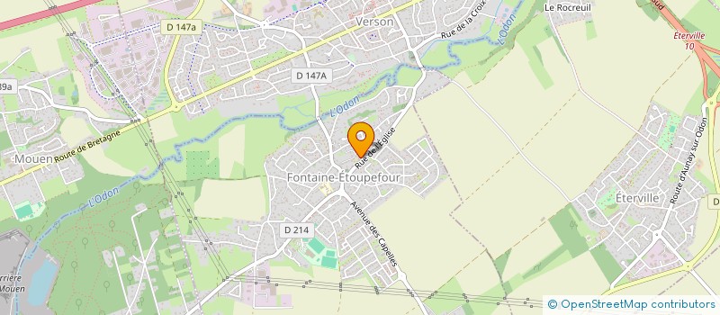 localisation de l'entreprise MADAME SYLVIE THOMAS  FONTAINE-ETOUPEFOUR