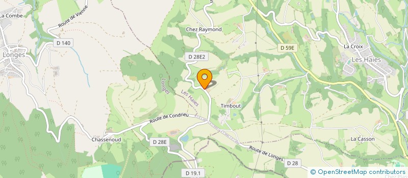 localisation de l'entreprise MADAME SYLVIE THONNERIEUX  LES HAIES