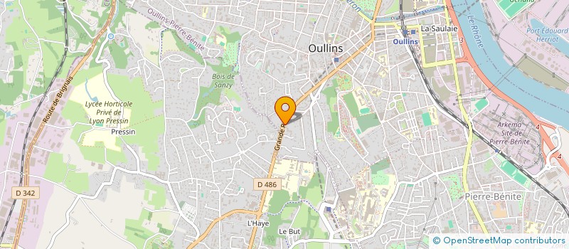 localisation de l'entreprise MADAME SYLVIE THOREL  OULLINS-PIERRE-BENITE