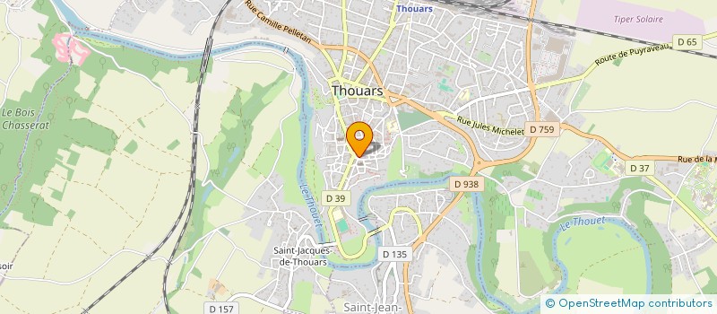 localisation de l'entreprise MADAME SYLVIE THURAULT à THOUARS