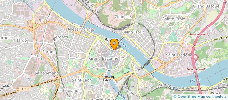 localisation de l'entreprise MADAME SYLVIE TIRET à BAYONNE