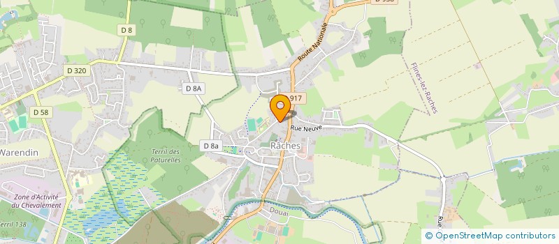 localisation de l'entreprise MADAME SYLVIE TISON  RACHES