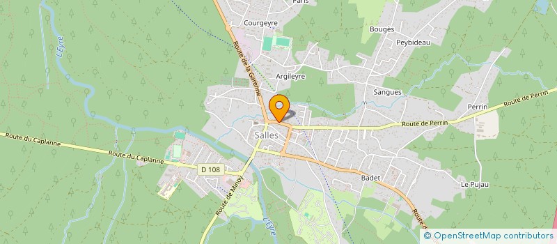 localisation de l'entreprise MADAME SYLVIE TISSIER  SALLES