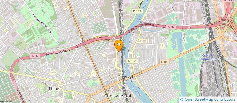 localisation de l'entreprise MADAME SYLVIE TOBELEM à CHOISY-LE-ROI