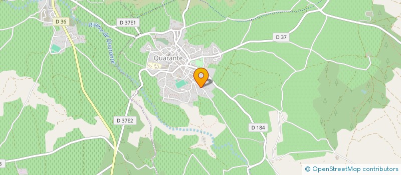 localisation de l'entreprise MADAME SYLVIE TOMAS  QUARANTE