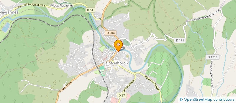 localisation de l'entreprise MADAME SYLVIE TOMERY  SAINT-AMBROIX