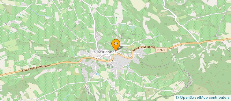 localisation de l'entreprise MADAME SYLVIE TONNERRE  LA BASTIDONNE