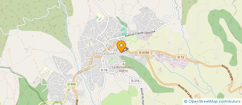 localisation de l'entreprise MADAME SYLVIE TOQUEC  FORCALQUIER