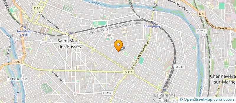 localisation de l'entreprise MADAME SYLVIE TORAL à SAINT-MAUR-DES-FOSSES