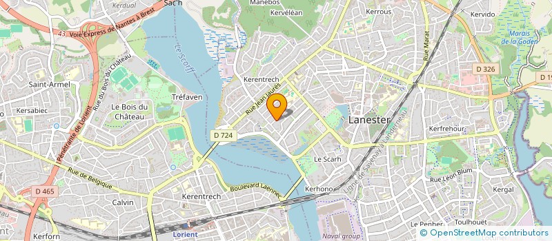 localisation de l'entreprise MADAME SYLVIE TOUBOUL  LANESTER