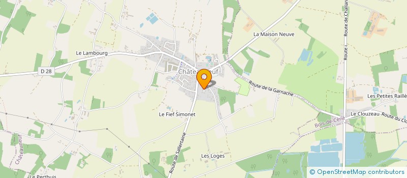 localisation de l'entreprise MADAME SYLVIE TOUKAM FOMO  CHATEAUNEUF