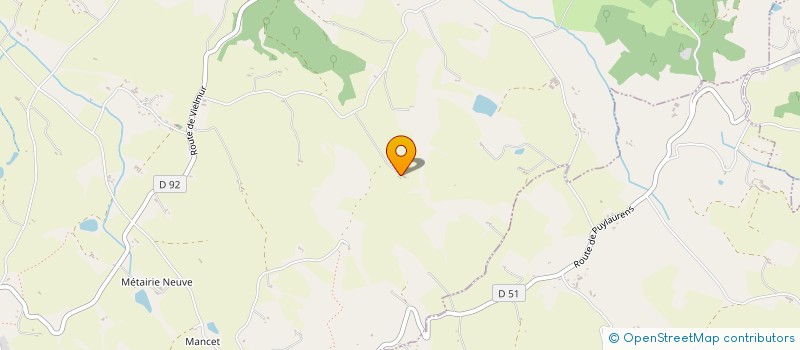 localisation de l'entreprise MADAME SYLVIE TOULZE  PUYLAURENS