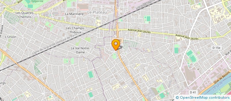 localisation de l'entreprise MADAME SYLVIE TOURAILLE à BEZONS