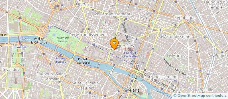 localisation de l'entreprise MADAME SYLVIE TOURANGIN à PARIS