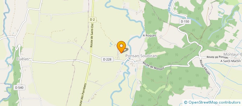 localisation de l'entreprise MADAME SYLVIE TOURNAY  PONSAN-SOUBIRAN