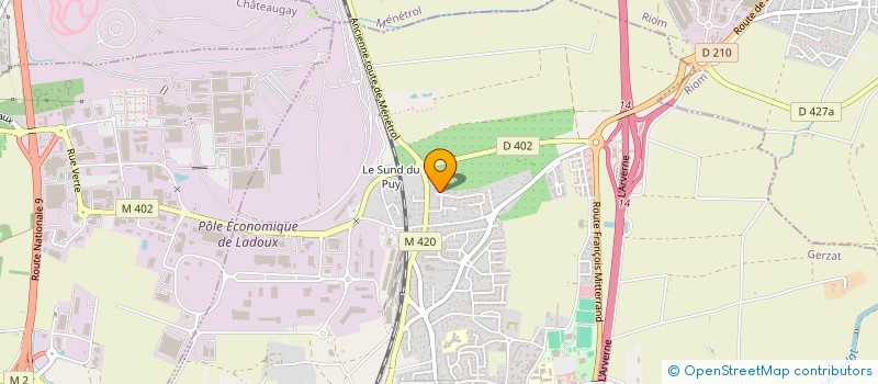 localisation de l'entreprise MADAME SYLVIE TOURNEMIRE  GERZAT