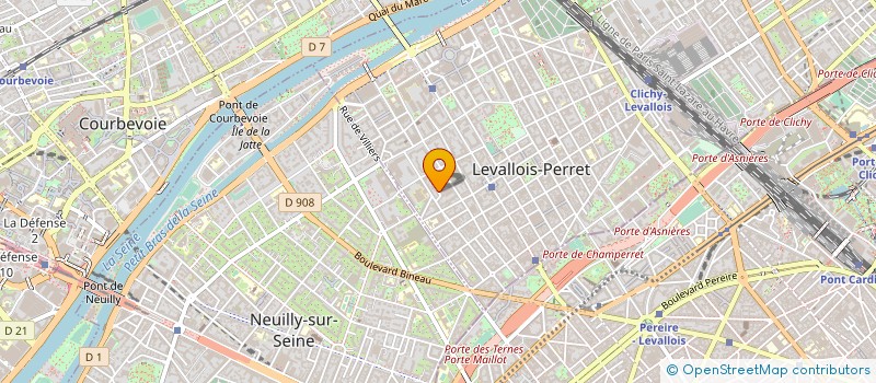 localisation de l'entreprise MADAME SYLVIE TOUZET à LEVALLOIS-PERRET
