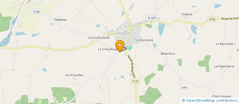 localisation de l'entreprise MADAME SYLVIE TRARIEUX à LESTERPS