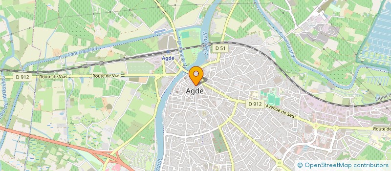 localisation de l'entreprise MADAME SYLVIE TRAUB  AGDE
