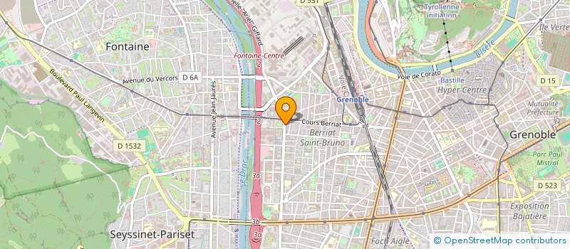 localisation de l'entreprise MADAME SYLVIE TRAVERS  GRENOBLE