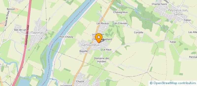localisation de l'entreprise MADAME SYLVIE TRICHARD à GENOUILLEUX