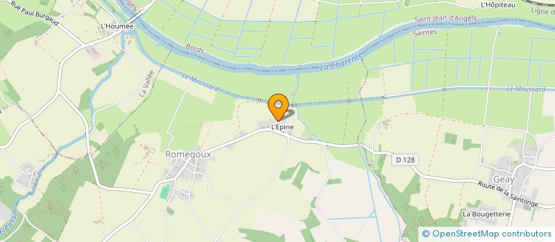 localisation de l'entreprise MADAME SYLVIE TRICHET  ROMEGOUX