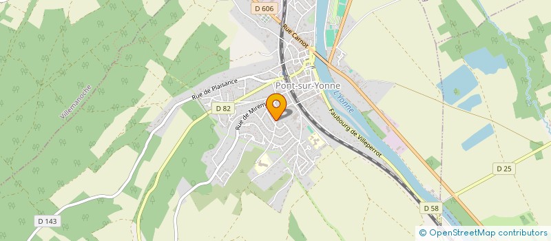 localisation de l'entreprise MADAME SYLVIE TRINQUIER  PONT-SUR-YONNE