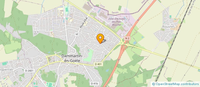 localisation de l'entreprise MADAME SYLVIE TRIPON à DAMMARTIN-EN-GOELE