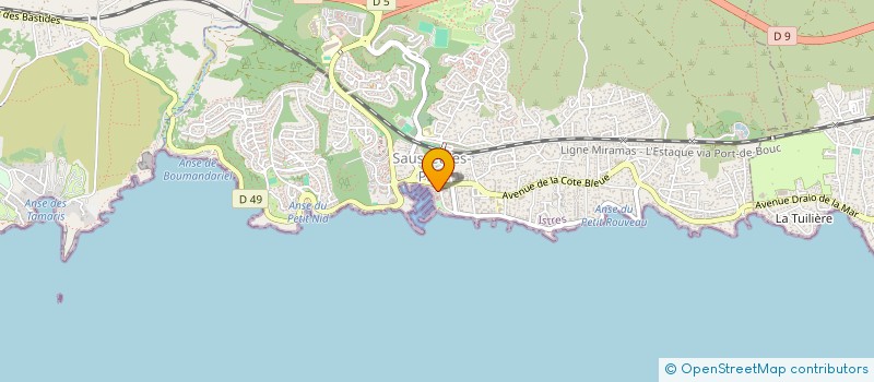 localisation de l'entreprise MADAME SYLVIE TROJA  MARTIGUES