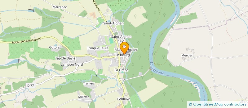 localisation de l'entreprise MADAME SYLVIE TROPINI  MAS-GRENIER