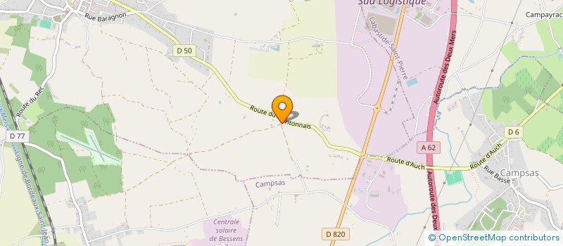 localisation de l'entreprise MADAME SYLVIE TROQUET  CAMPSAS