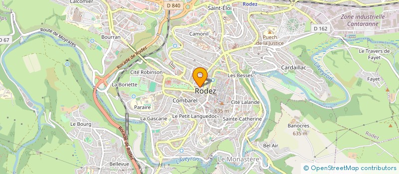 localisation de l'entreprise MADAME SYLVIE TROUCHE à RODEZ