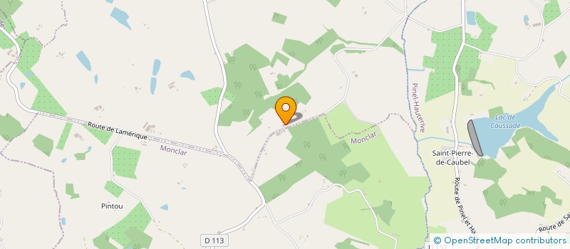 localisation de l'entreprise MADAME SYLVIE TROUPEL  PINEL-HAUTERIVE