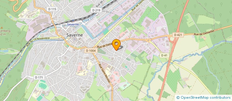 localisation de l'entreprise MADAME SYLVIE TRSTENJAK  SAVERNE