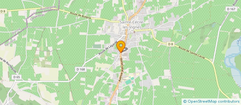localisation de l'entreprise MADAME SYLVIE TUDELA  SAINTE-CECILE-LES-VIGNES