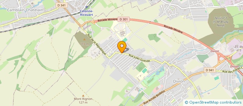 localisation de l'entreprise MADAME SYLVIE TURPIN  DIVION