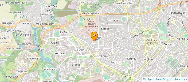 localisation de l'entreprise MADAME SYLVIE UNGAUER  BREST