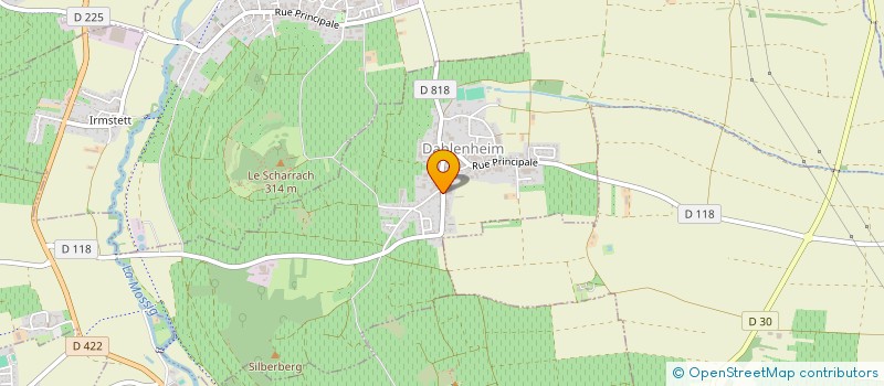 localisation de l'entreprise MADAME SYLVIE USCHE  COSSWILLER